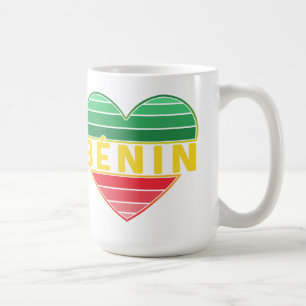 I Love Benin, Beninese Heart  Coffee Mug