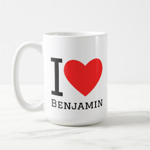 I love benjamin coffee mug