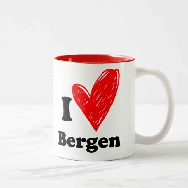 I love Bergen Two-Tone Coffee Mug (Right)