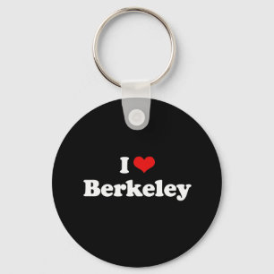 I Love Berkeley Tshirt White Tshirt Key Ring