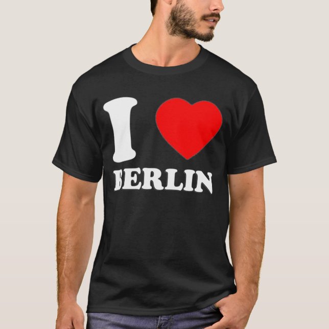 I LOVE BERLIN 3D T-Shirt (Front)