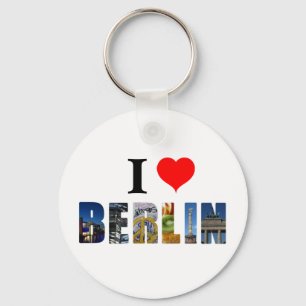 I Love Berlin Germany Travel City Photo Key Ring