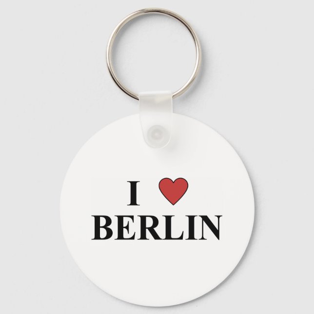 I Love Berlin Key Ring (Front)