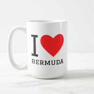 I love bermuda coffee mug