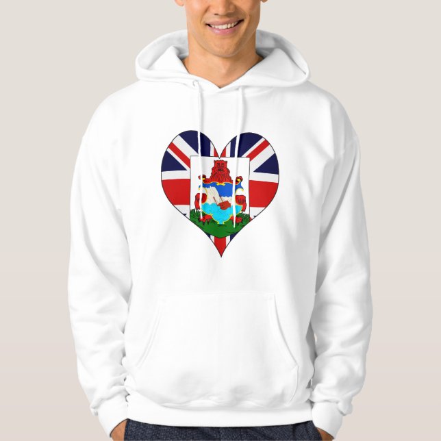 I Love Bermuda Hoodie (Front)