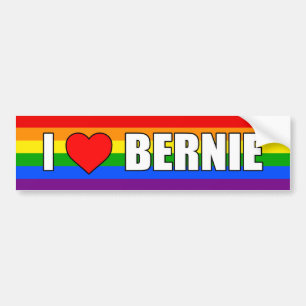 “I LOVE BERNIE” BUMPER STICKER