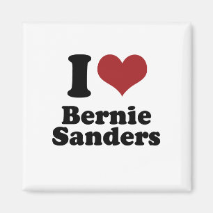 I Love Bernie Sanders for President Magnet