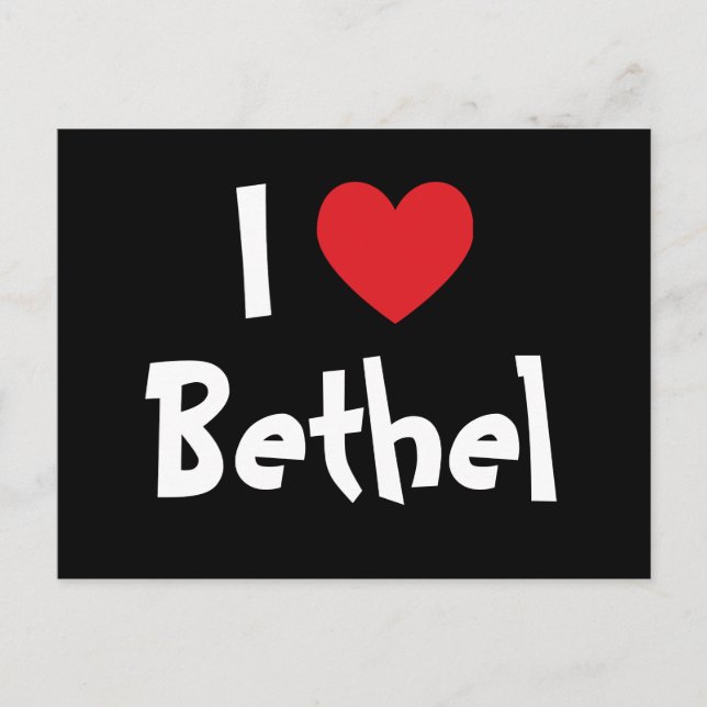 I Love Bethel Postcard (Front)