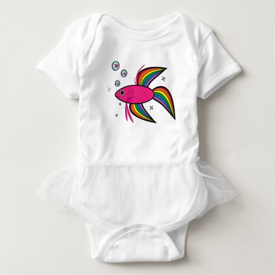 I Love Betta Fish! Baby Bodysuit