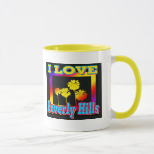 I LOVE Beverly Hills Palm Trees in the Box Mug Cup