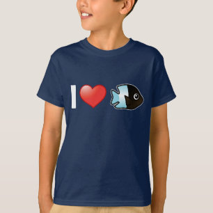 I Love Bicolor Damselfish T-Shirt