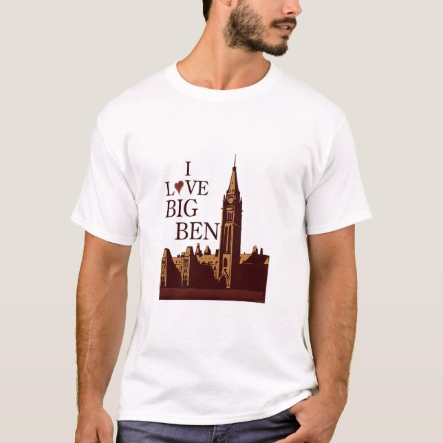 I Love Big Ben T-Shirt (Front)