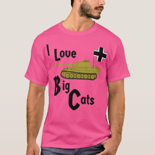 I Love Big Cats Panther T-Shirt