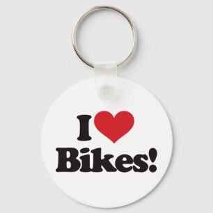 I Love Bikes! Key Ring