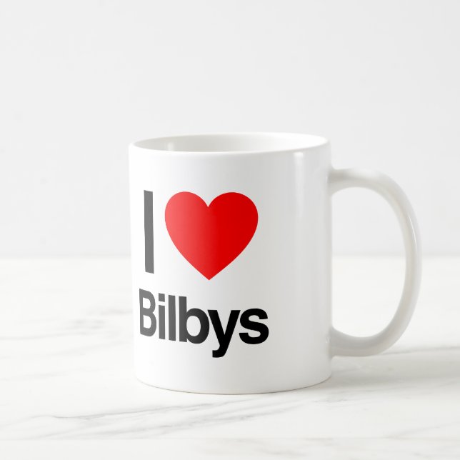 i love bilbys coffee mug (Right)
