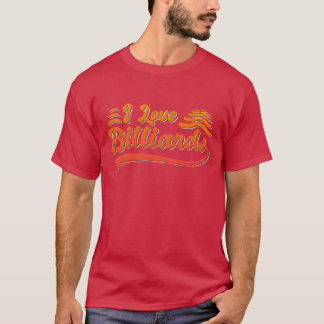 I love billiards family T-Shirt