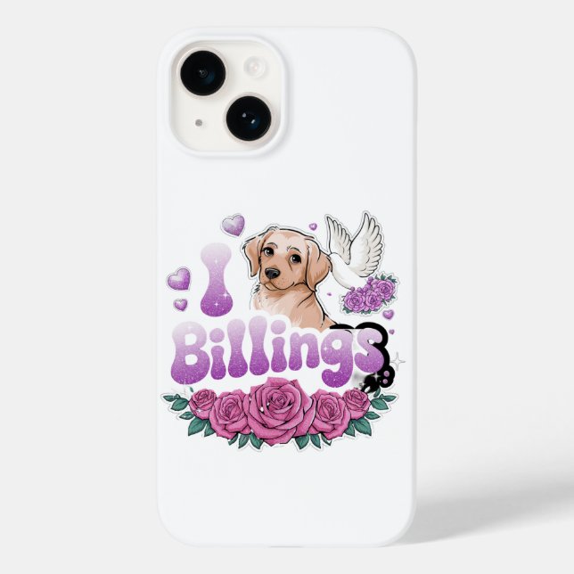 I love Billings | Billings my heart | Billings  Case-Mate iPhone Case (Back)