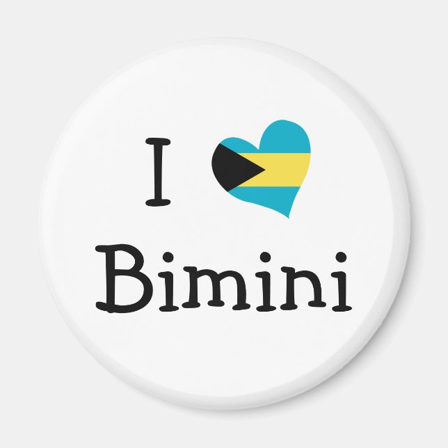 I Love Bimini Magnet (Front)