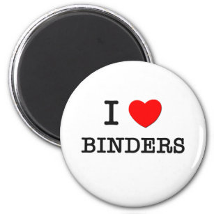 I Love Binders Magnet