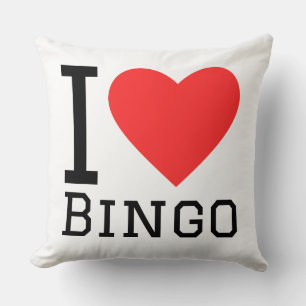 I love bingo cushion