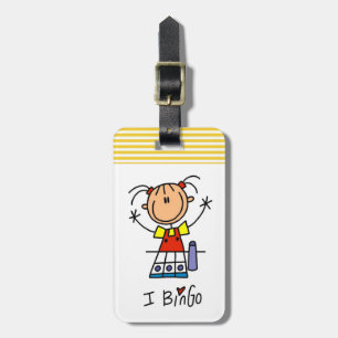 I Love Bingo Luggage Tag