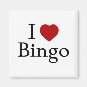 I Love Bingo Magnet