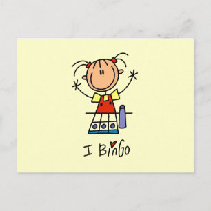 I Love Bingo Postcard