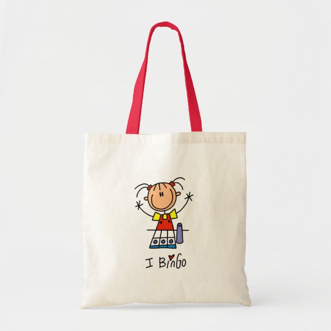 I Love Bingo Tote Bag (Front)