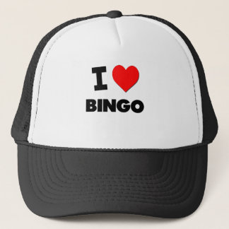 I Love Bingo Trucker Hat