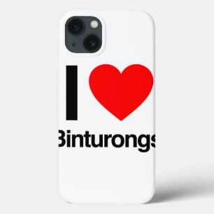 i love binturongs iPhone 13 case