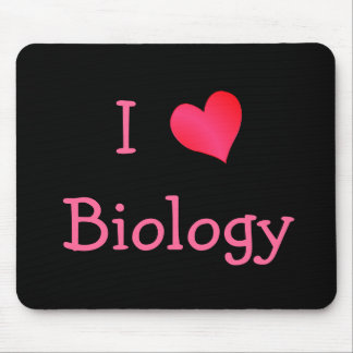 I Love Biology Mouse Mat