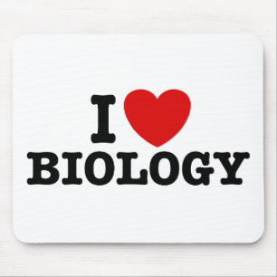 I Love Biology Mouse Mat