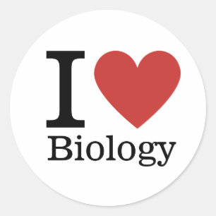 I ❤️ Love Biology STICKER