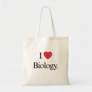 I Love Biology Tote Bag
