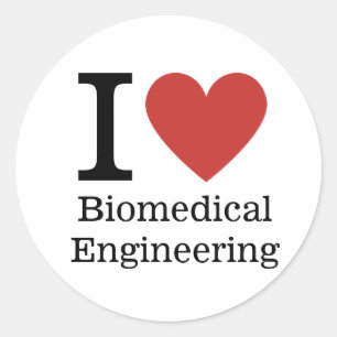 I ❤️ Love Biomedical Engineering STICKER