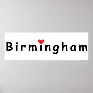 I love Birmingham Poster