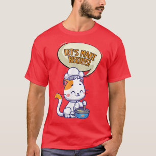 I Love Biscuits Baking Biscuits 1960 T-Shirt