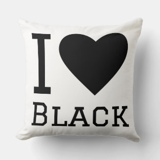 I love black cushion
