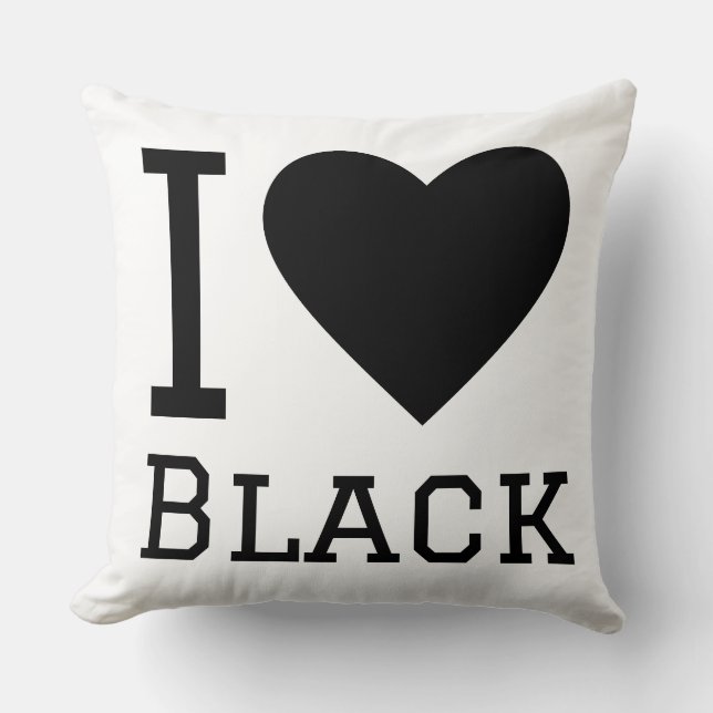 I love black cushion (Front)