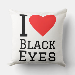 I love black eyes cushion