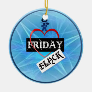 I Love Black Friday Ornament