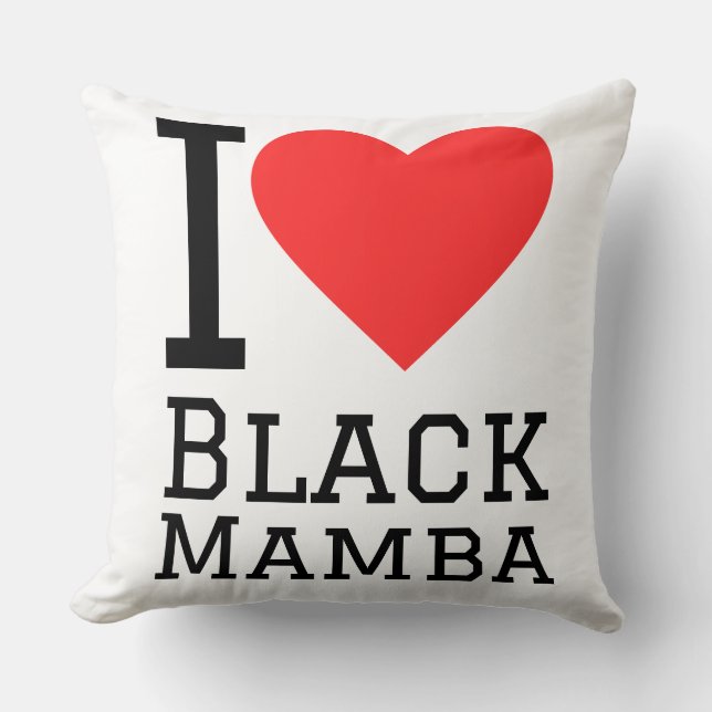 I love black mamba cushion (Front)