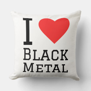 I love black metal square sticker cushion
