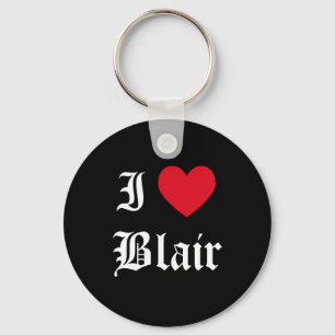 I Love Blair Key Ring