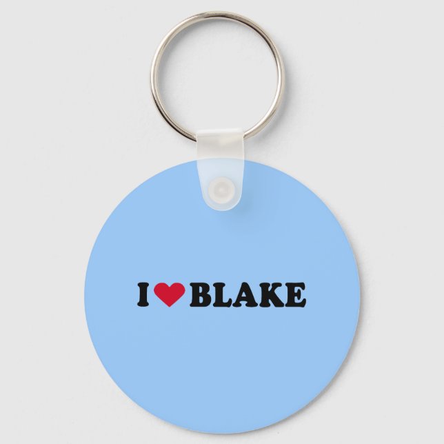 I LOVE BLAKE KEY RING (Front)