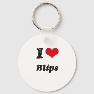 I Love BLIPS Key Ring