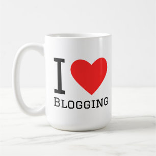I love blogging coffee mug