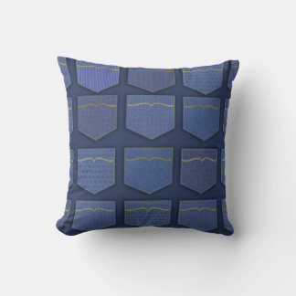 I Love Blue Jeans Cushion