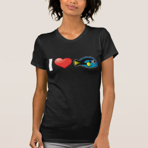I Love Blue Tang T-Shirt