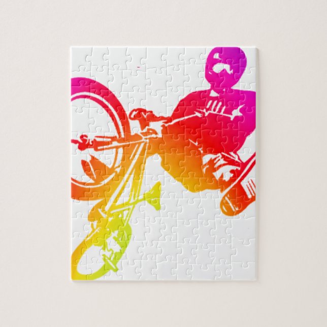I Love BMX Jigsaw Puzzle (Vertical)